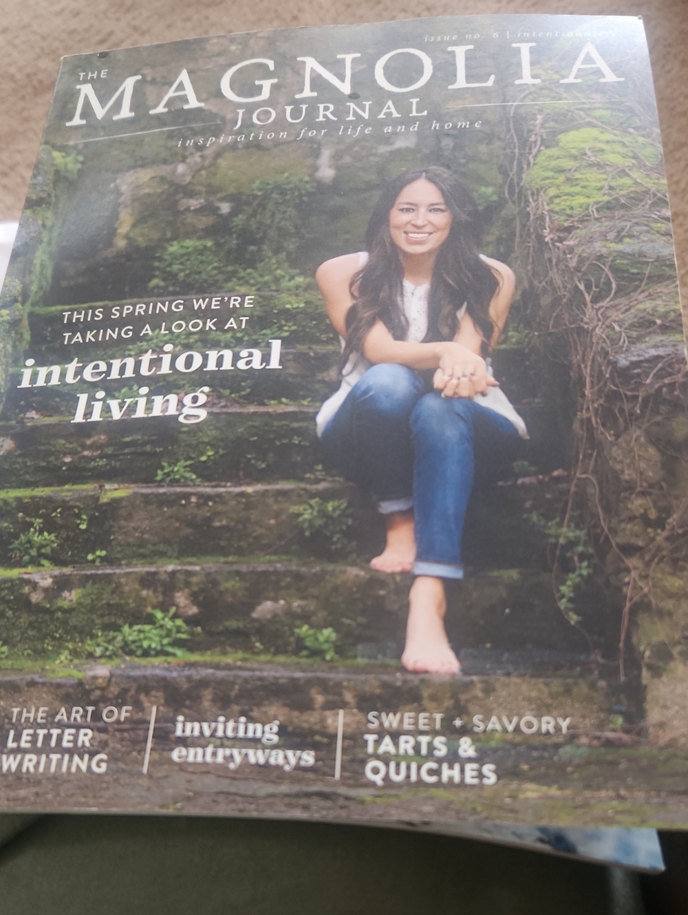 The Magnolia Journal — Intentional Living Cover (Green & Blue) Issue 6